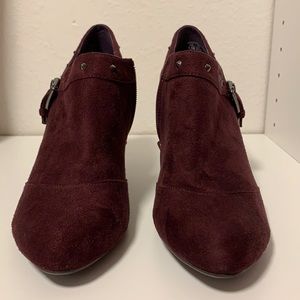 Metaphor purple booties brand new never worn
